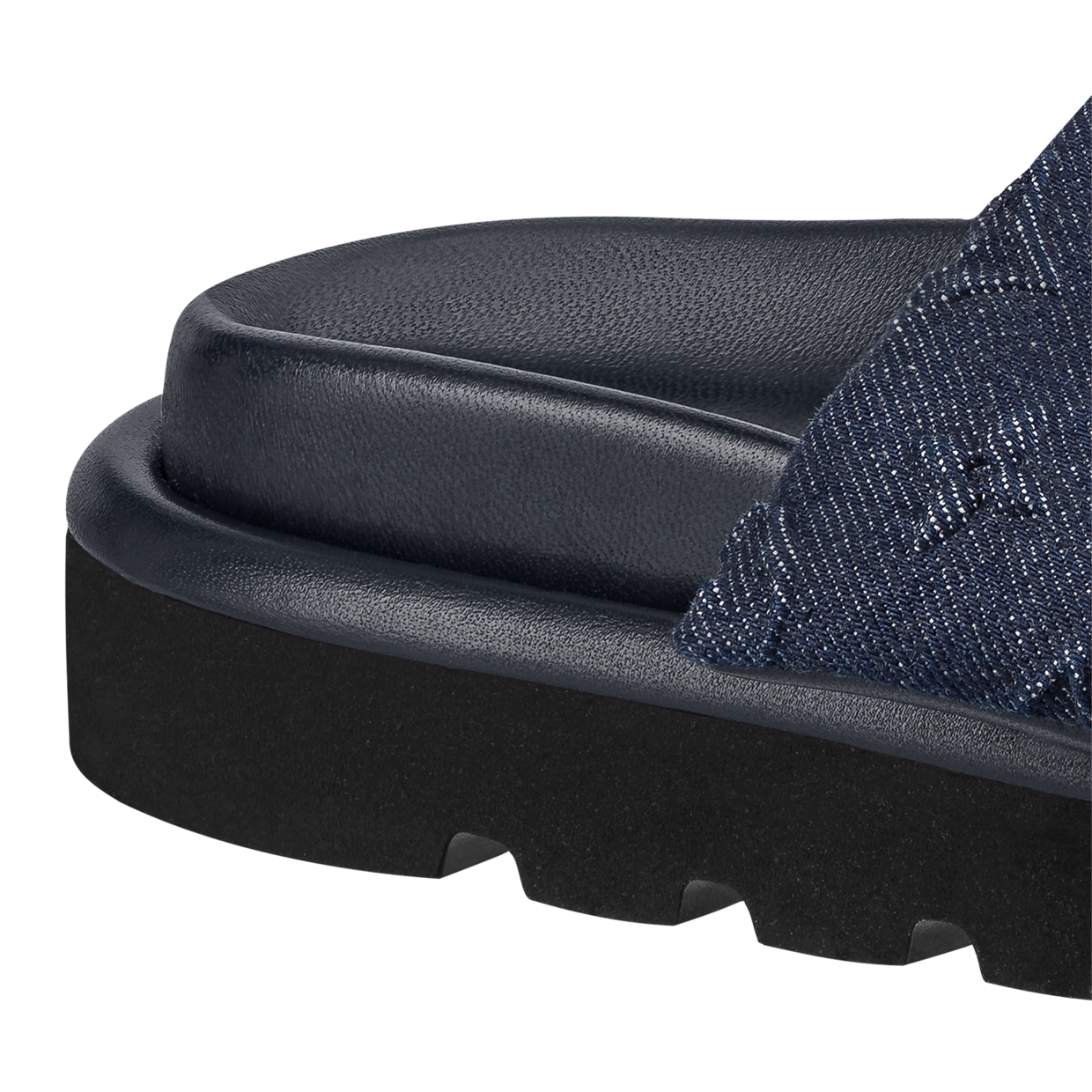pool pillow comfort mules black
